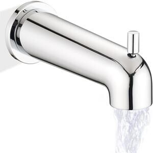 YASINU 7 Inch Slip On Bathtub Spout With Diverter, Compatible With Moen 3839